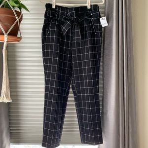 Charlotte Russe Square Patterned Trousers